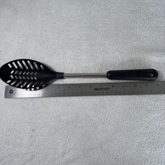 Vintage Circulon Nylon Metal Slotted Serving Spoon Made In USA - Picture 8 of 8